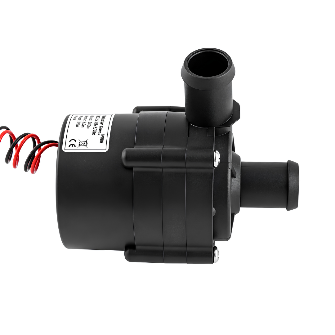 XC-SP 0703 Solar Water Pump, compact 12V DC brushless centrifugal circulation pump with 420 L/h maximum flow rate and 3m maximum lift for solar-powered water circulation and liquid transfer.