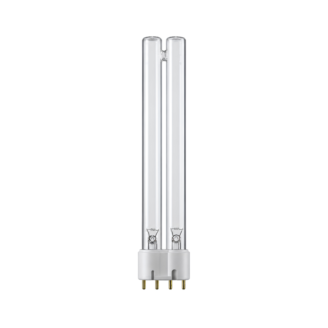 18 Watt Replacement UV Globe CUH18L for compatible pond filters, aquarium UV clarifiers and sterilisation units. 21.5 cm long and 4.5 cm wide UV-C replacement lamp designed to help control free-floating algae, reduce green water and maintain clear pond and aquarium water.