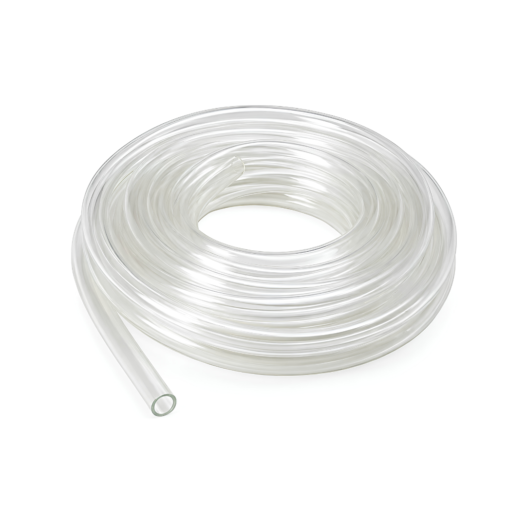 30 metre roll of 8mm clear flexible PVC tubing for pond pumps, aquariums, water features and low-pressure water or air connections