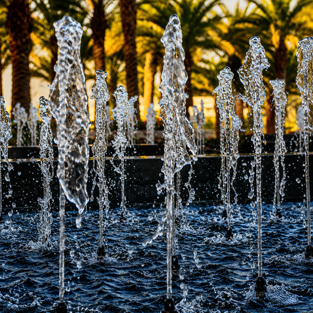 Adjustable Straight Flow Fountain Nozzle for ponds, garden fountains and decorative water features