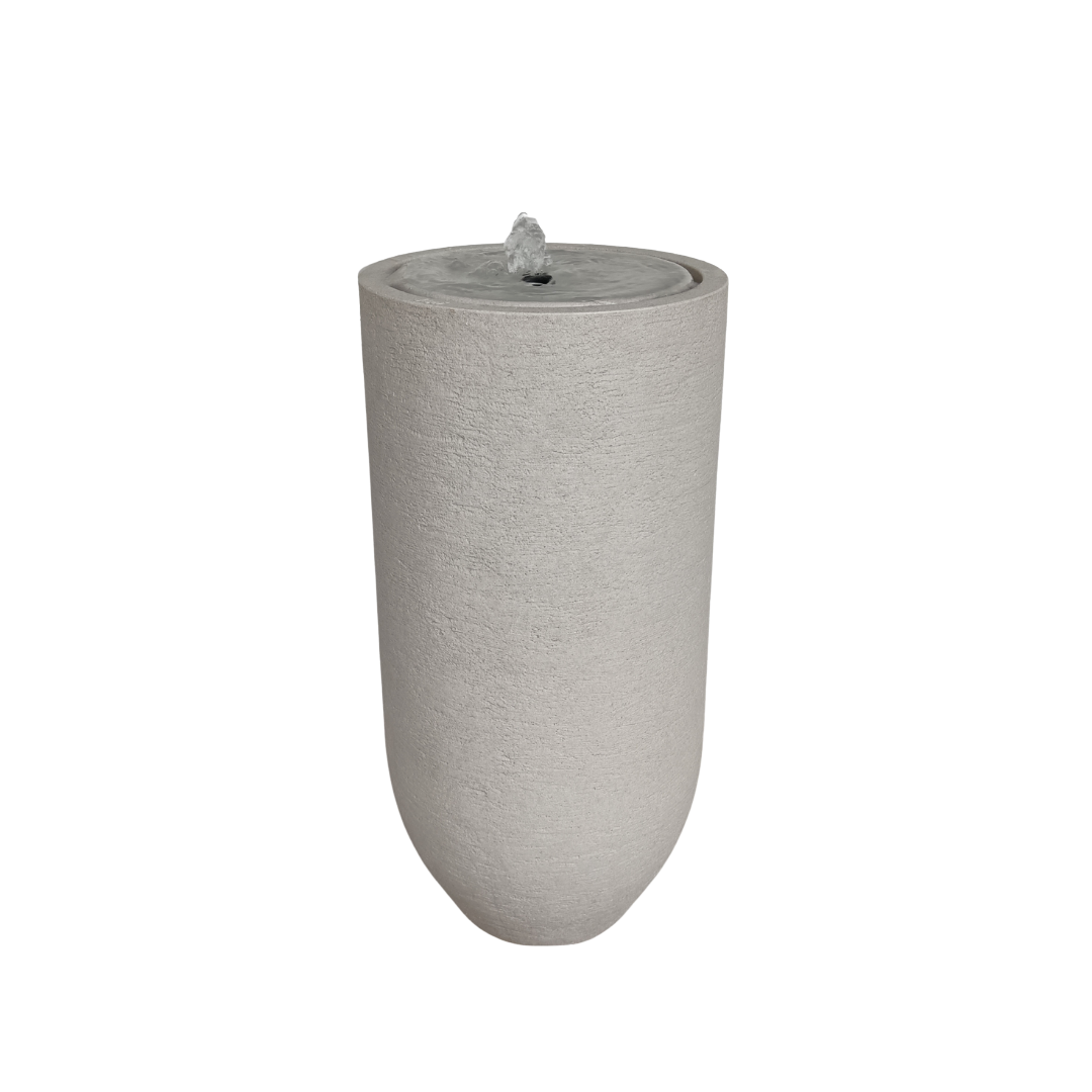 Alpine Whisper contemporary outdoor water feature for gardens, patios, courtyards and landscaped spaces