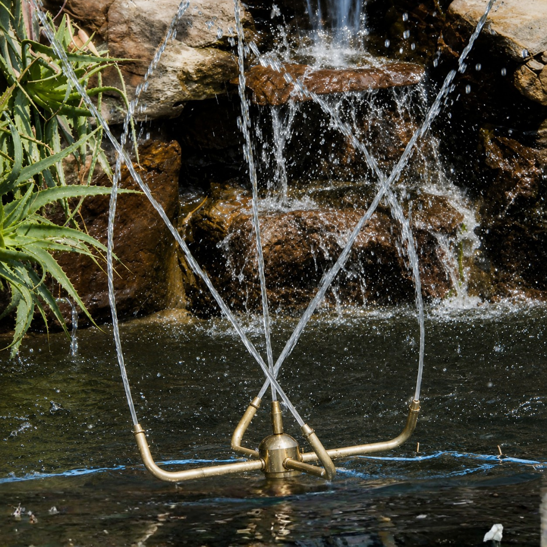 BRASS ROTARY FOUNTAIN NOZZLES
