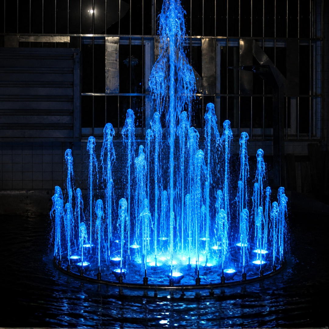 Medium Dancing Water Feature Fountain Nozzle for creating dynamic dancing water displays in ponds, fountains and decorative water features