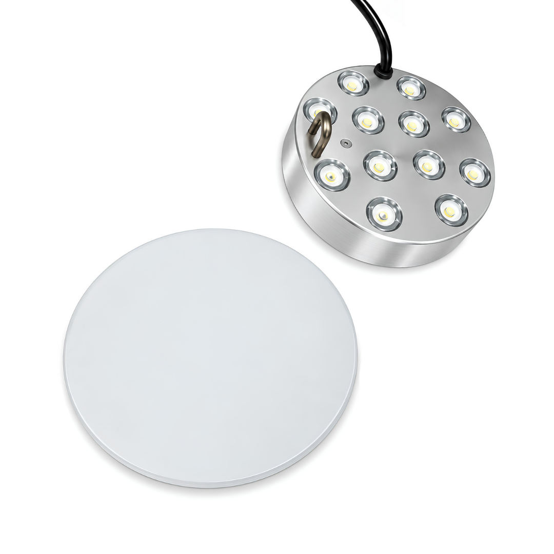 Large Mist Maker Ceramic Disc Spare, 20mm diameter Teflon-coated ceramic replacement disc for compatible ultrasonic mist makers, designed to restore mist production and extend mist maker performance.