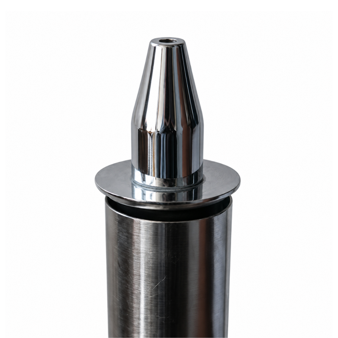 Stainless Steel Morning Glory Fountain Nozzle for wide water-film effects, ponds, lakes and decorative water features