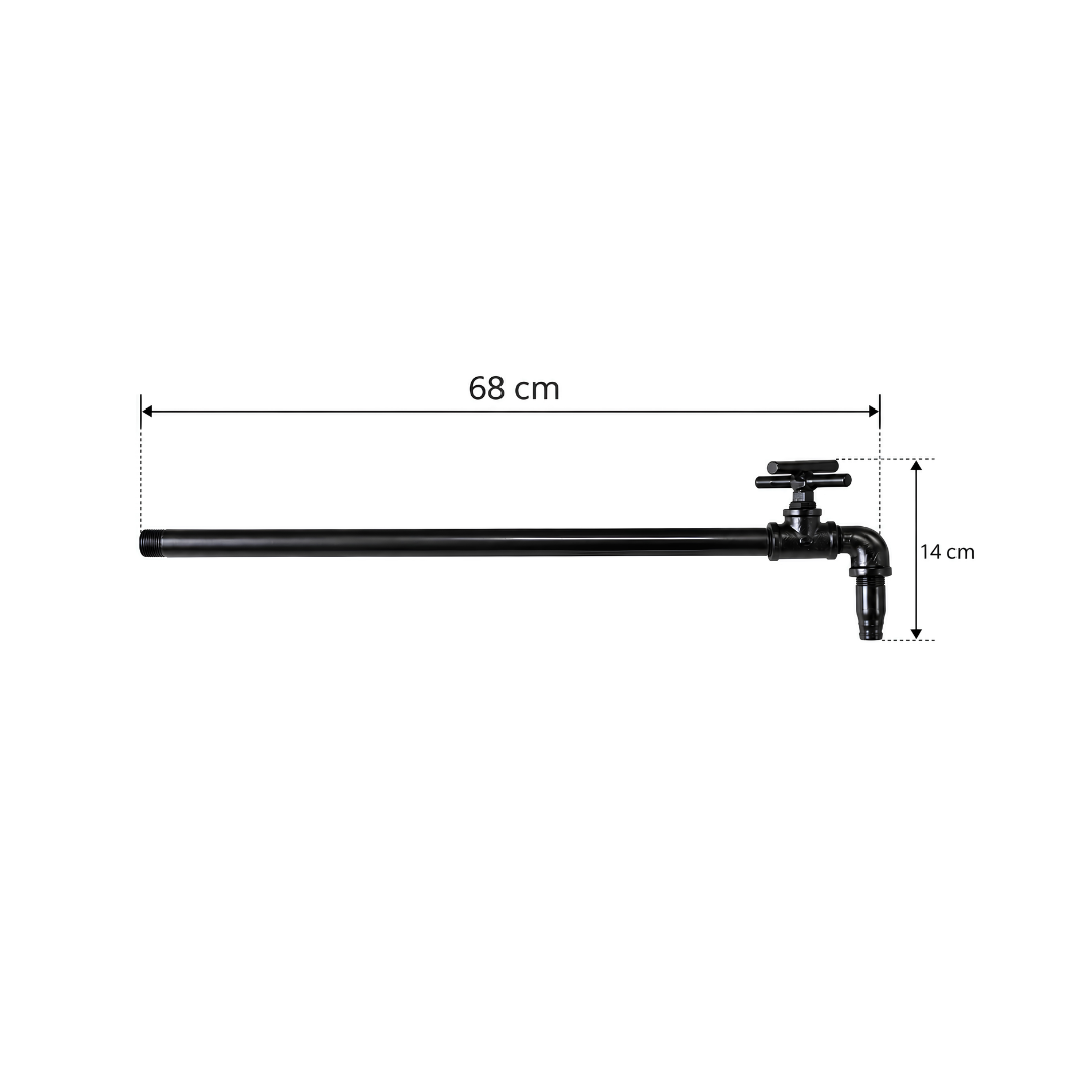 Vintage Tap Waterspout for ponds, fountains and wall-mounted water features, available in multiple decorative finishes