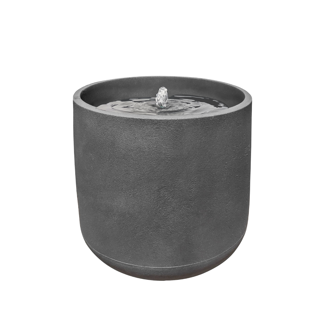 Urban Ripple contemporary outdoor water feature for gardens, patios, courtyards and landscaped spaces