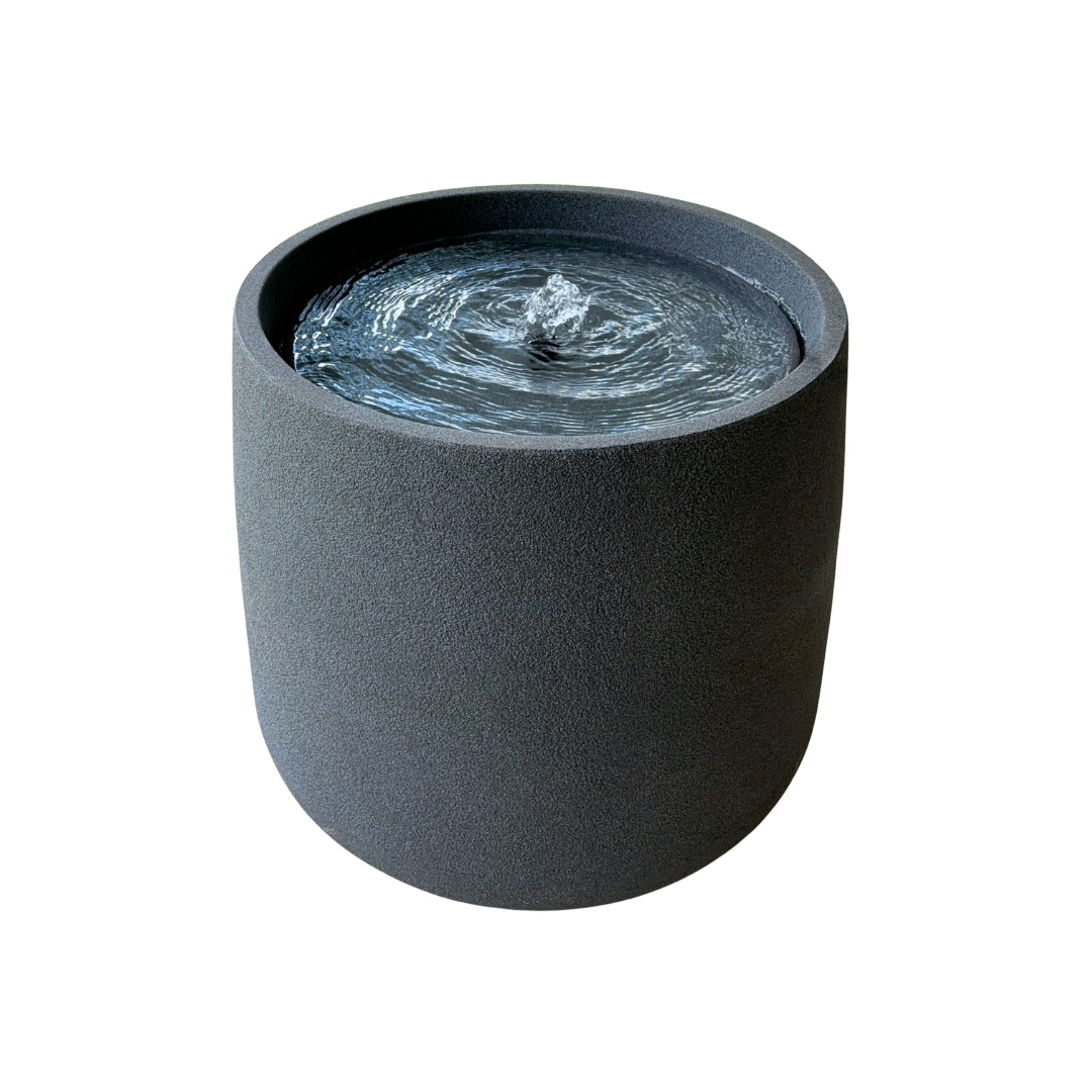 Urban Ripple contemporary outdoor water feature for gardens, patios, courtyards and landscaped spaces