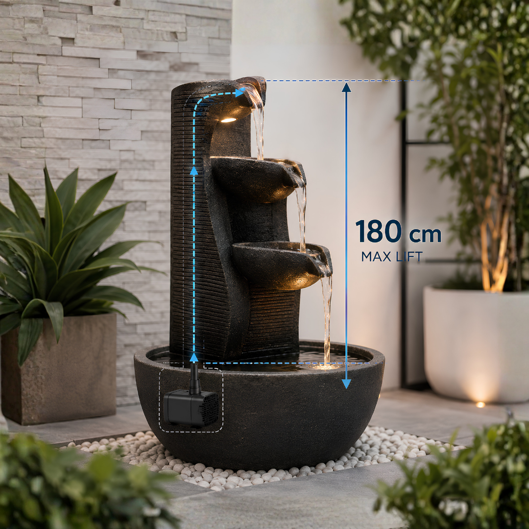 Waterhouse WH1000 1000 L/h Submersible Pond and Fountain Pump for ponds, fountains and decorative water features
