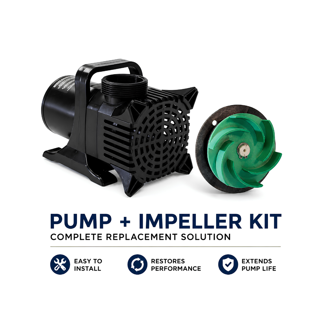 Waterhouse 30000 L/h High Volume Submersible Pond Pump for large ponds, dams, fountains and water features