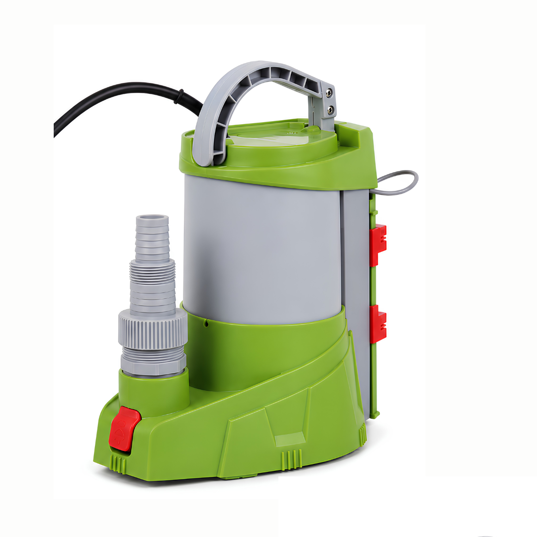 Waterhouse WDA250 250W Automatic Clean Water Drainage Pump with 6,000L/H maximum flow rate, adjustable automatic and manual operation, 2mm low-level water removal and 10m power cable, ideal for draining pool covers, flooded garages, basements and standing water.