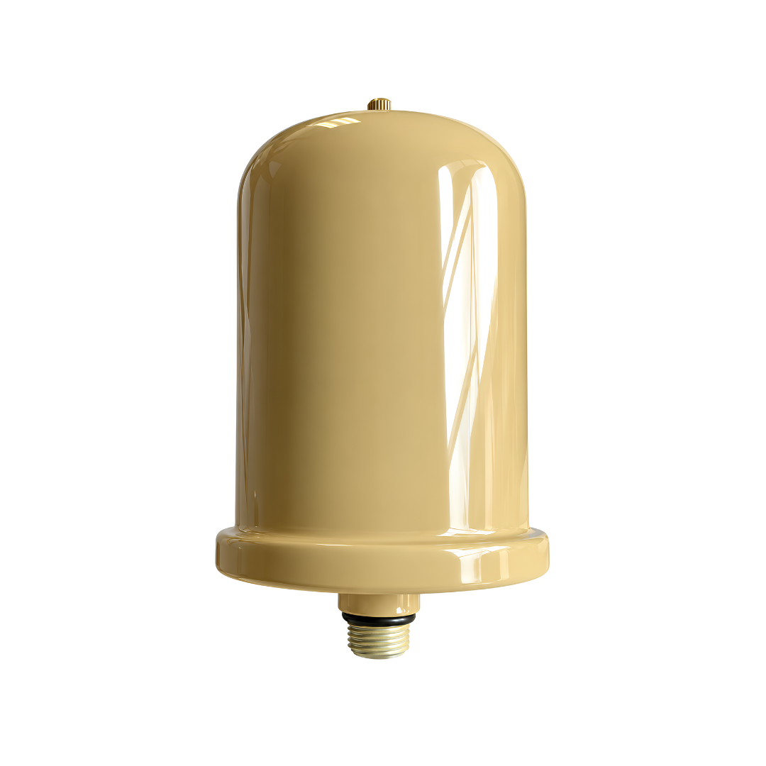 X1 Litre Water Pressure Vessel for mobile water systems, compact 1L pressure accumulator designed to stabilise water pressure and reduce pump cycling in caravans, motorhomes and compatible diaphragm pump systems.
