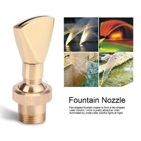 FLAT MOUTH BRASS FOUNTAIN NOZZLES