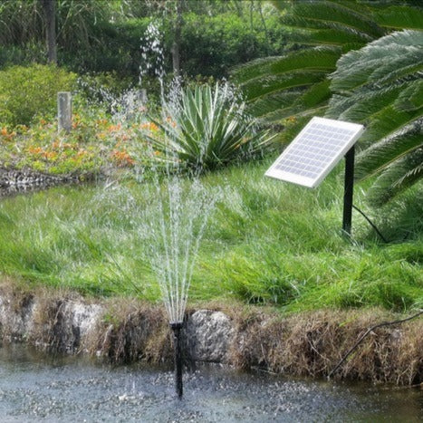 HALF KIT - SOLAR POND FOUNTAIN KIT 5M HIGH 800L/H SOLAR WATER PUMP AND PANEL