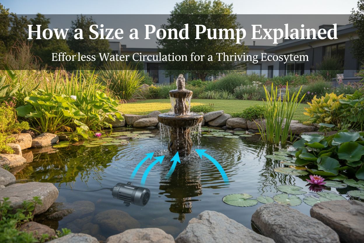 How to Size a Pond Pump: Flow Rate, Head Height & Volume Explained