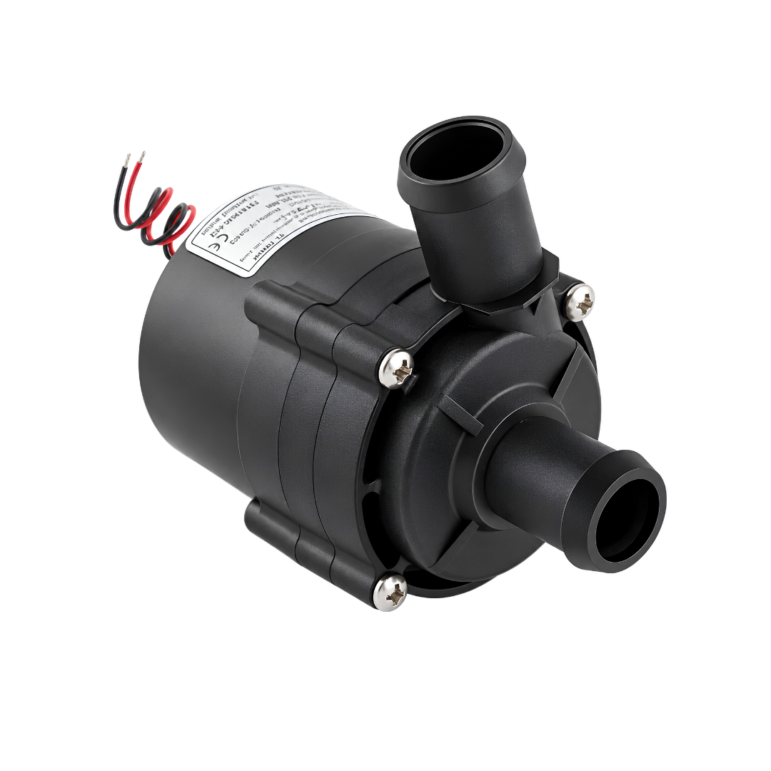 XC-SP 0703 Solar Water Pump, compact 12V DC brushless centrifugal circulation pump with 420 L/h maximum flow rate and 3m maximum lift for solar-powered water circulation and liquid transfer.