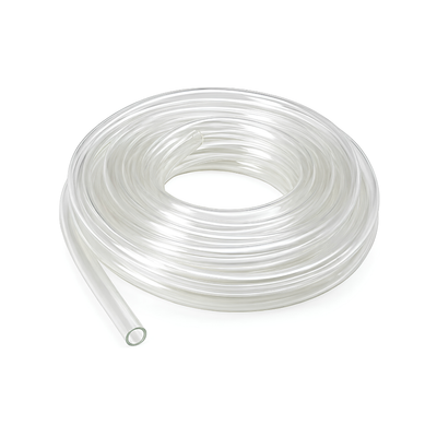 30 metre roll of 8mm clear flexible PVC tubing for pond pumps, aquariums, water features and low-pressure water or air connections