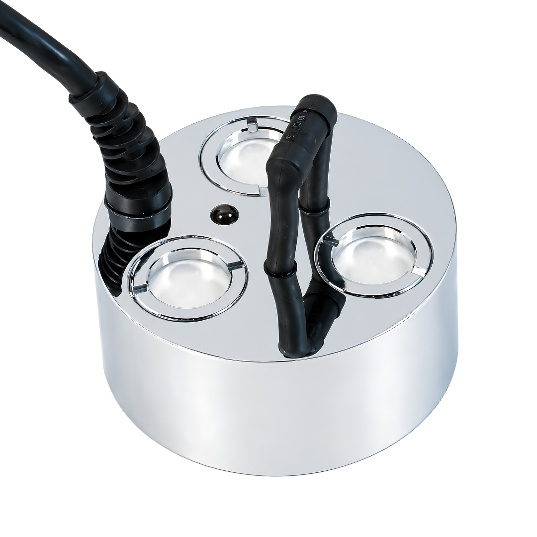 3 Disc ultrasonic mist maker for water features and ponds with 10m cable and 1200ml/h fog mist output