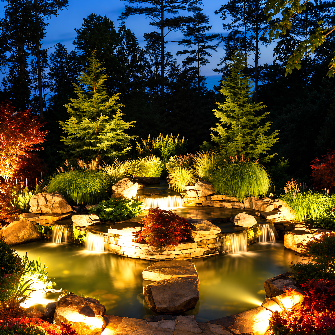 3W LED Landscape Spotlight with garden ground spike, IP67 waterproof stainless steel and aluminium housing, designed for outdoor garden lighting, pathways, trees, plants, landscaping and water features.