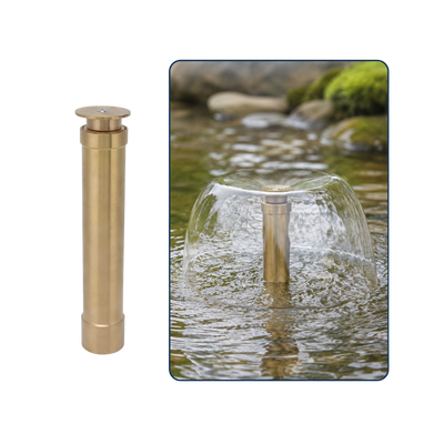 40mm Tulip Skirt Fountain Nozzle for creating elegant tulip-shaped water displays in ponds, garden fountains and decorative water features