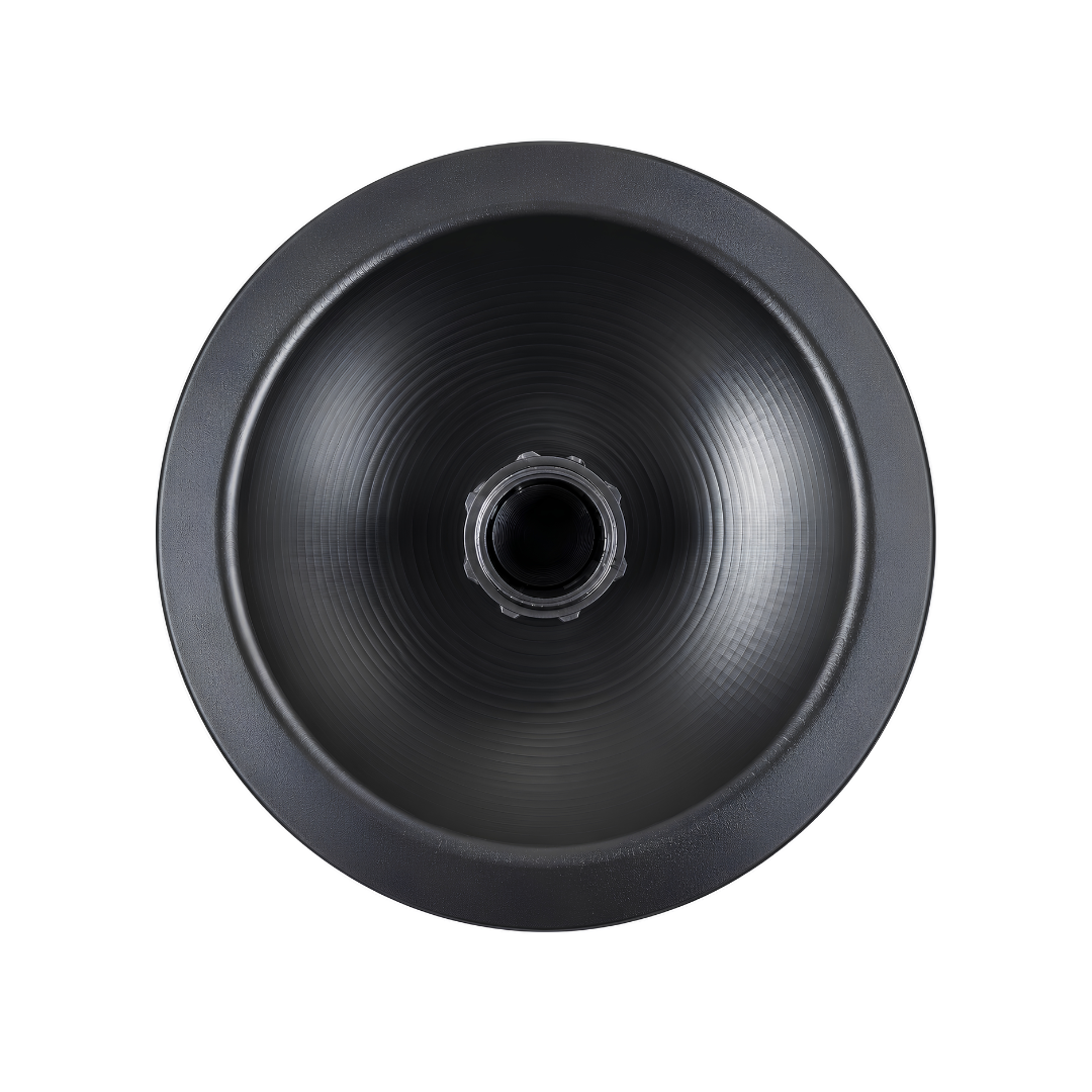 50mm Concrete Bottom Drain with screw-top lid for koi ponds, fish ponds and garden ponds, designed to remove settled waste and sludge through a pond filtration system.