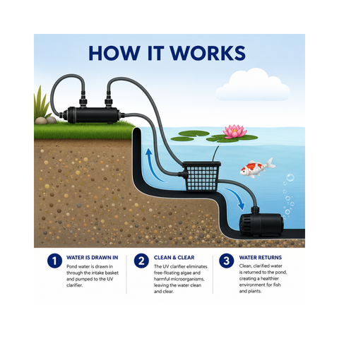 55 WATT UV CLARIFIER – ULTRAZAP