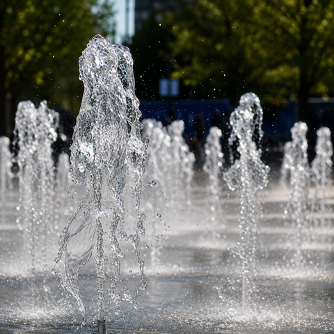 Adjustable Straight Flow Fountain Nozzle for ponds, garden fountains and decorative water features