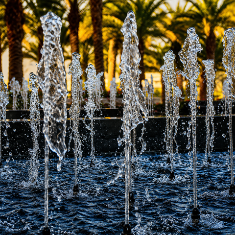 Adjustable Straight Flow Fountain Nozzle for ponds, garden fountains and decorative water features