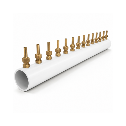 Adjustable Straight Flow Fountain Nozzle for ponds, garden fountains and decorative water features