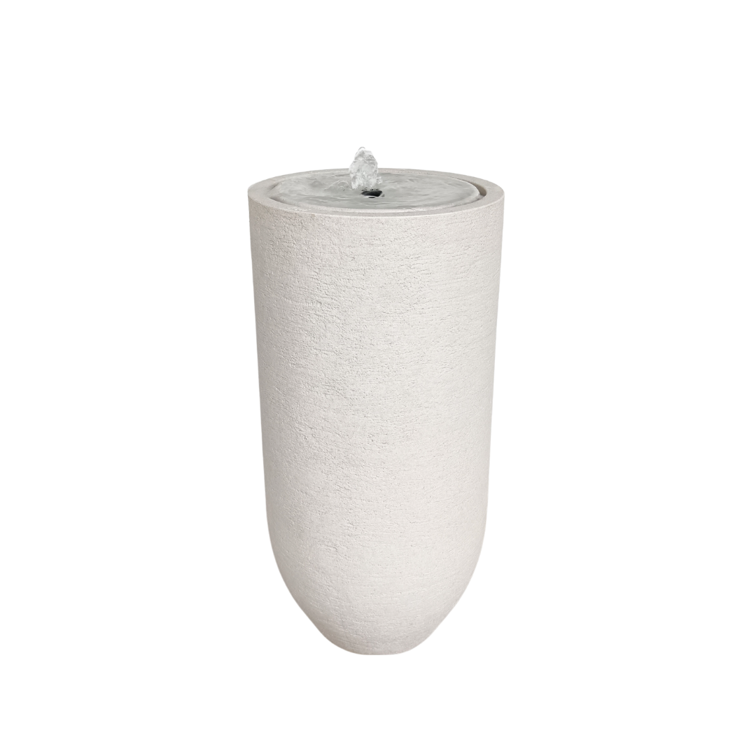 Alpine Whisper contemporary outdoor water feature for gardens, patios, courtyards and landscaped spaces