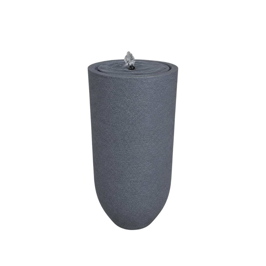 Alpine Whisper contemporary outdoor water feature for gardens, patios, courtyards and landscaped spaces