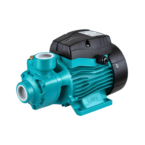 LEO APM75 0.75kW 230V peripheral booster pump with brass impeller, 50L/min maximum flow, 70m maximum head and 8m suction
