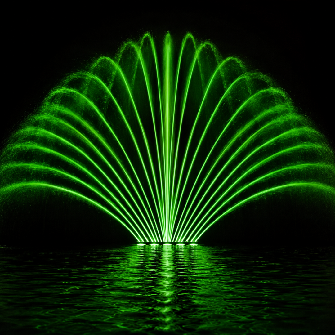 Adjustable Brass Finger-Like Water Fountain Nozzle for ponds, garden fountains and decorative water features