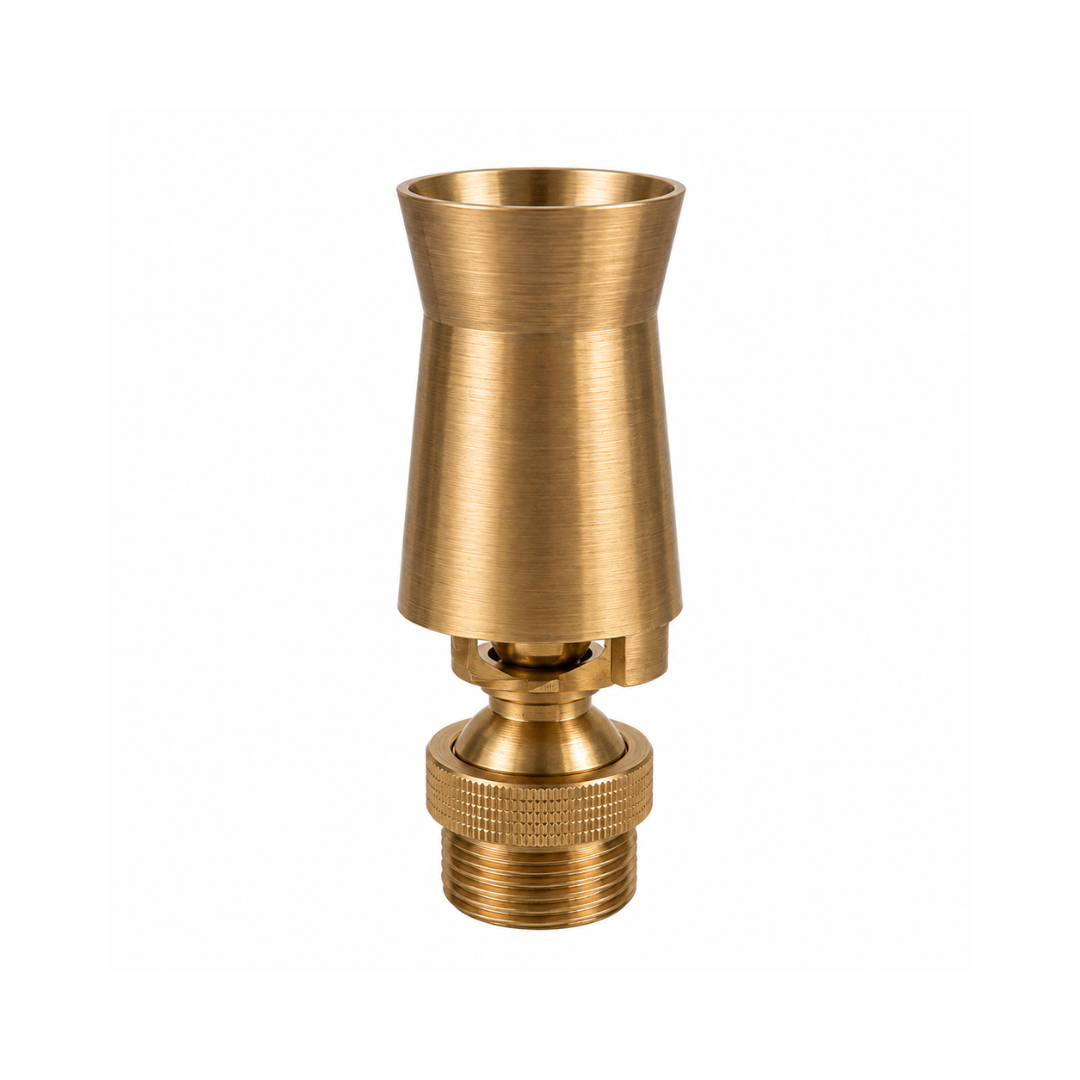 Cascade Fountain Nozzle for aerated cascading water effects in ponds, garden fountains and decorative water features