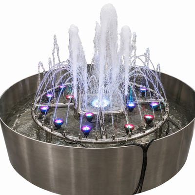 Medium Dancing Water Feature Fountain Nozzle for creating dynamic dancing water displays in ponds, fountains and decorative water features