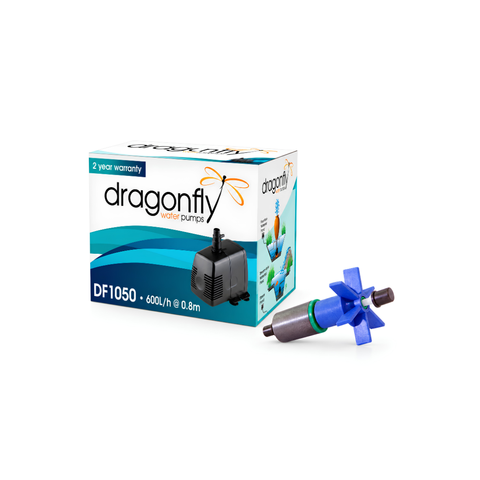 Dragon Fly DF1050 18W water feature pump with 1000L/h maximum flow and 1.5m head for fountains, aquariums and koi ponds
