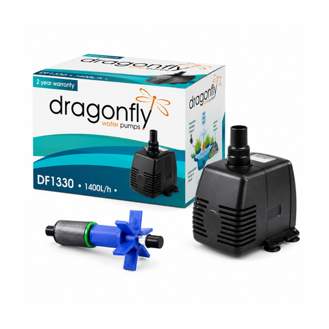 Dragonfly DF1330 Pond & Fountain Pump – 1400 Litres Per Hour Water Feature Pump