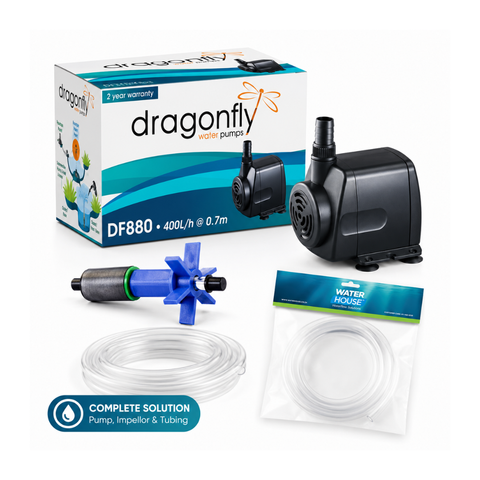 Dragonfly DF880 Pond & Fountain Pump – 800 Litres Per Hour Water Feature Pump
