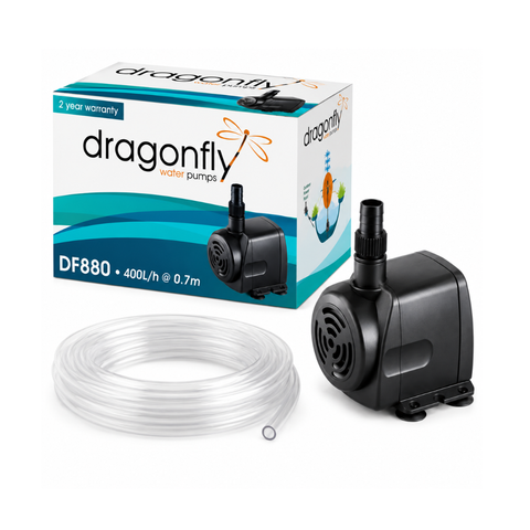 Dragonfly DF880 Pond & Fountain Pump – 800 Litres Per Hour Water Feature Pump
