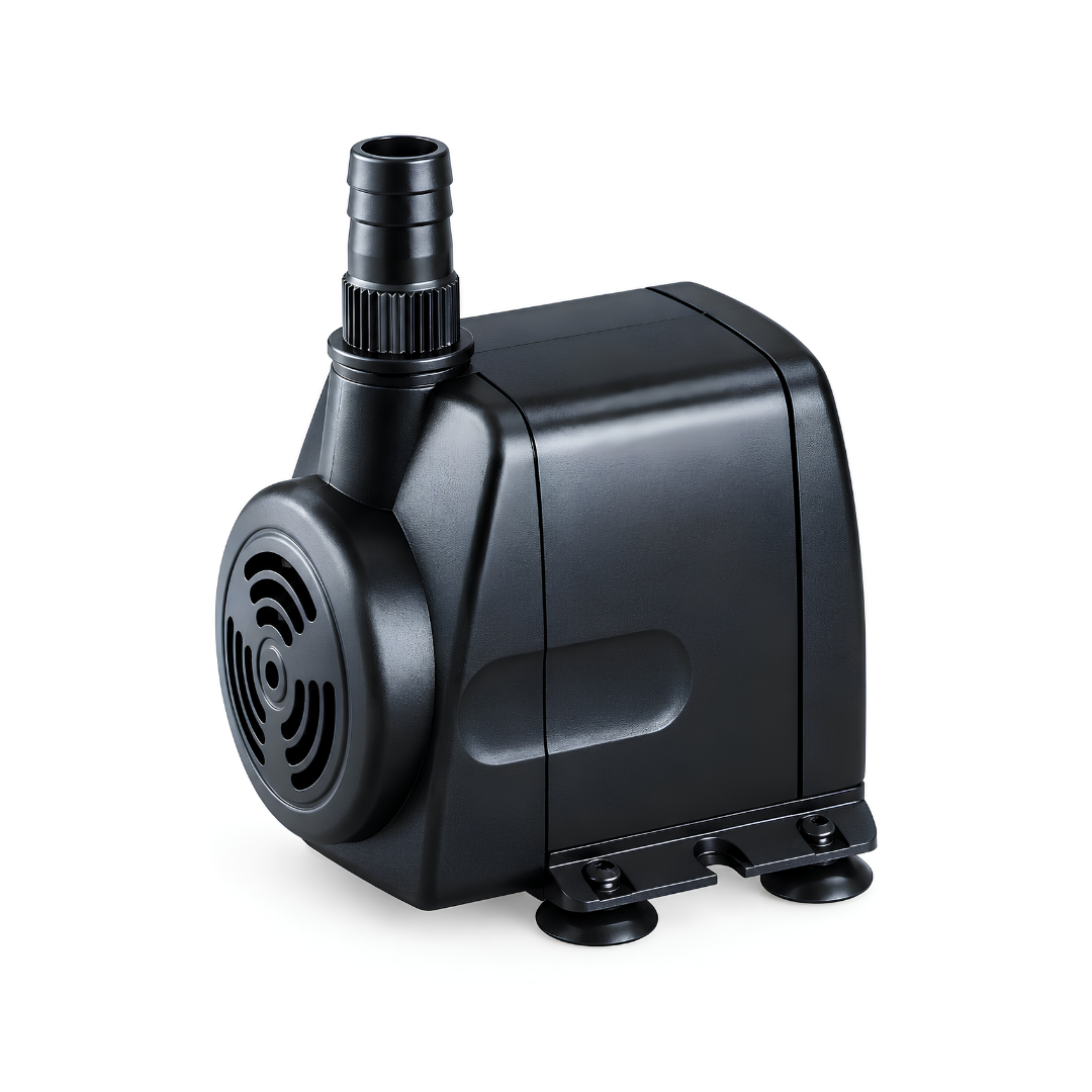 Dragonfly DF880 16W submersible pond and fountain pump with 800L/h maximum flow and 1.3m head for water features, aquariums and small ponds