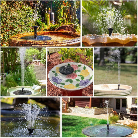 Floating Solar Fountain 7V 1.4W