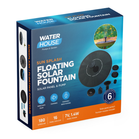 Floating Solar Fountain 7V 1.4W