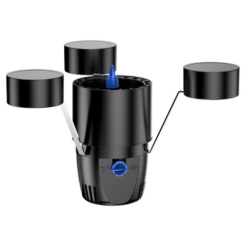 FLOATING POND SKIMMER WITH FOUNTAIN PUMP