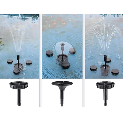 FLOATING POND SKIMMER WITH FOUNTAIN PUMP