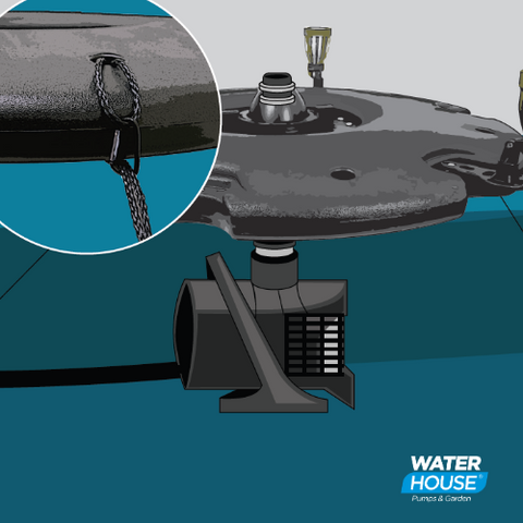 LARGE FLOATING FOUNTAIN