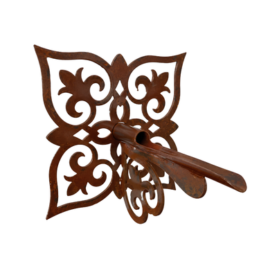 French Square Water Spout for wall-mounted garden fountains, ponds and decorative water features