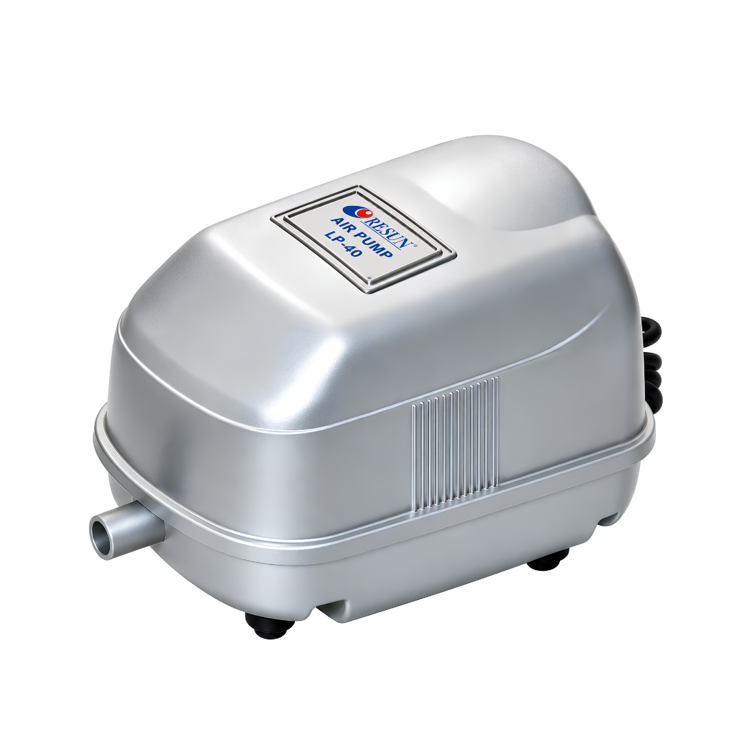 LP40 low noise high pressure 35W air pump for koi ponds, aquariums and pond aeration systems with 50 L/min air flow