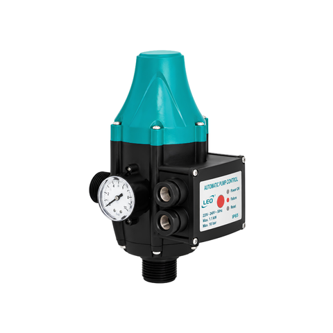 LEO APM37 0.37kW 220V peripheral water pump with automatic pressure controller, 2400L/h flow and 3.2 bar max pressure for domestic water supply