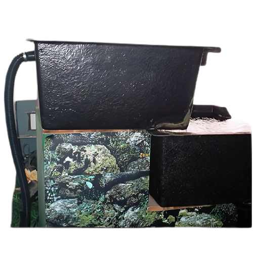 Lipped Pond Basin Waterfall - Stackable Water Feature Basin