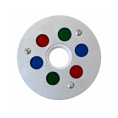 9W 12V DC RGB underwater multi colour ring light with 1-inch adaptor and 1.5m cable for fountains, ponds and water feature lighting